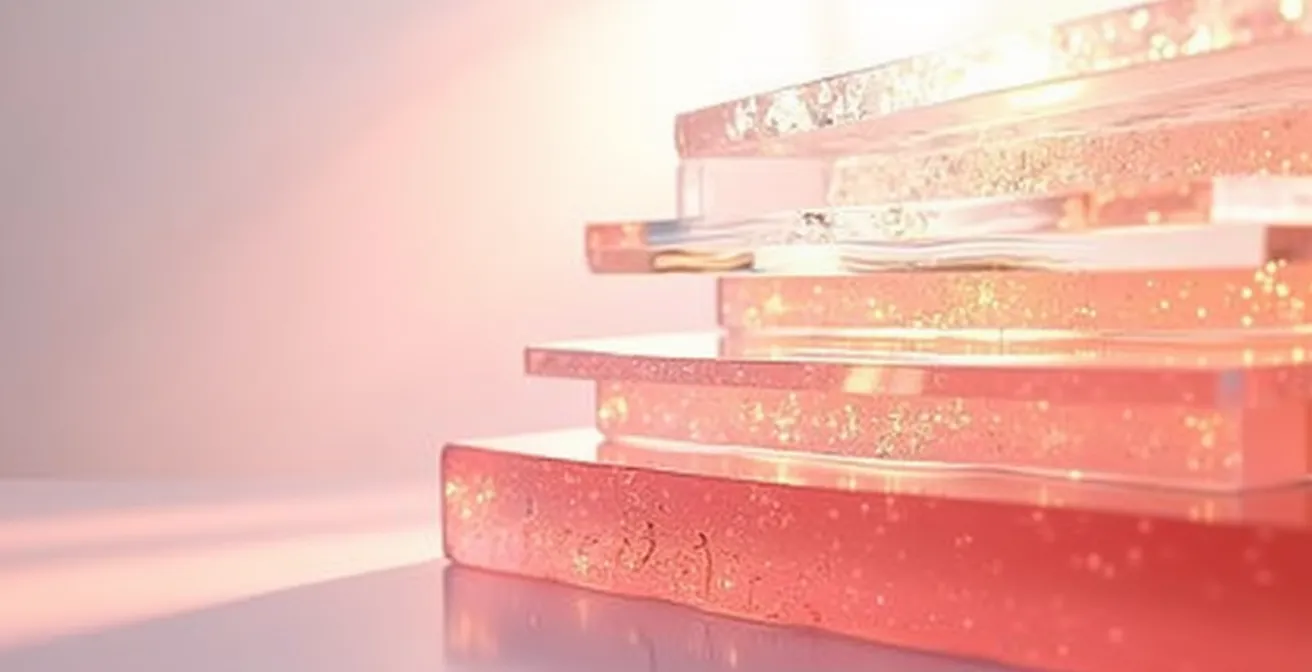 Representación visual de las capas de la barrera cutánea