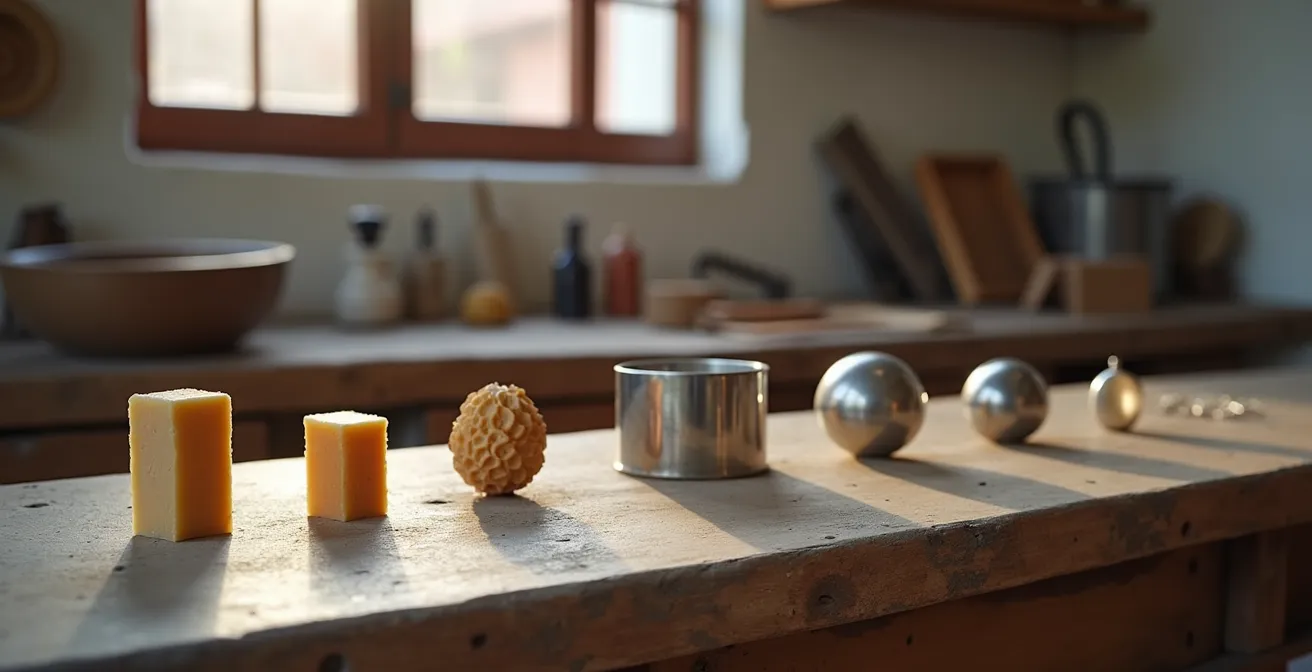 Proceso de creación de joya artesanal mostrando las etapas de la técnica de cera perdida